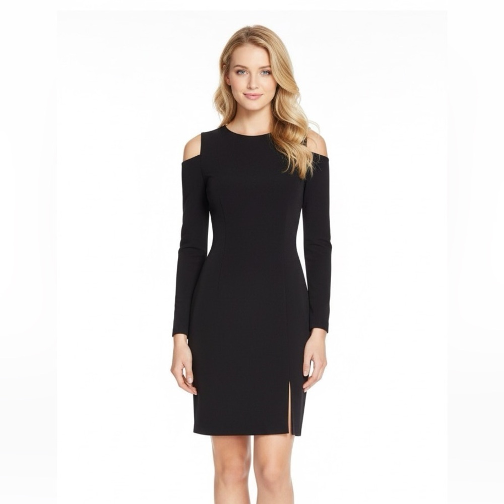 Aidan Mattox size 0 cold shoulder cocktail dress